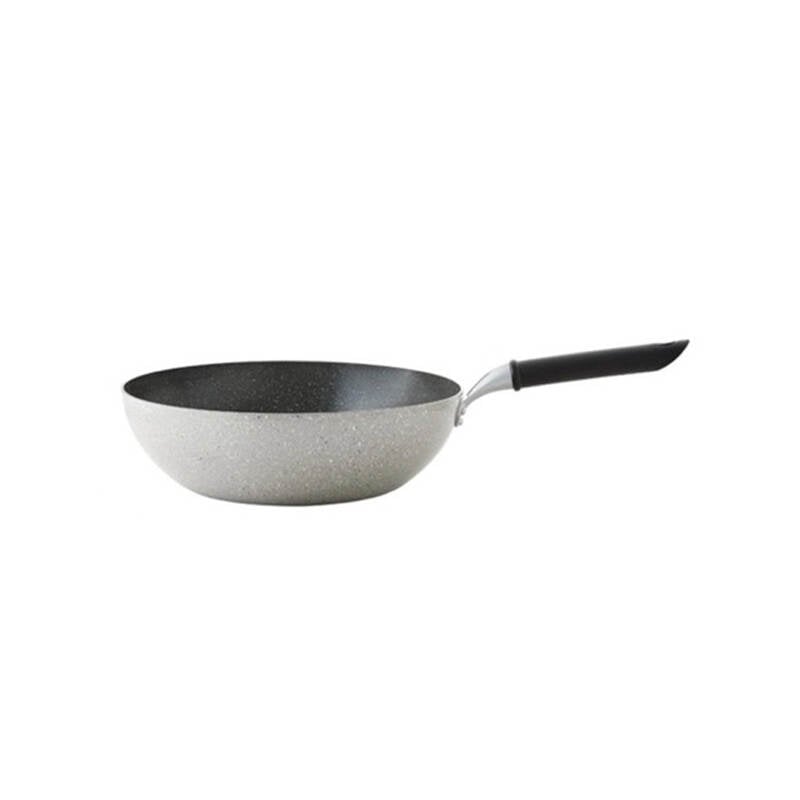 Chảo Sâu Lòng Beet Marble Bằng Nhôm 26Cm (Sử Dụng Bếp Từ) - 3 Màu (Xám, Vân Đá, Đỏ Rượu) - Locknlock - LED4265 image number null